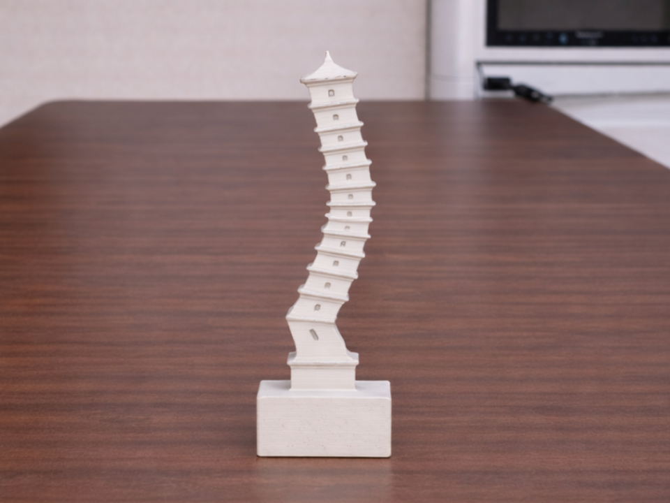 Gravity Bend Tower Sculpture