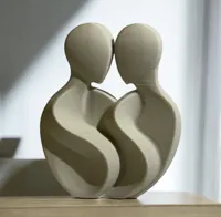 Sculpture minimaliste couple - Saint-Valentin — photo 1