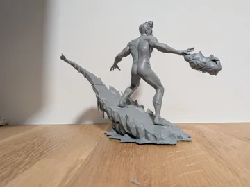 Modelo para impresión 3D: Iceman (X-Men) - Fan Art — vista de referencia 4