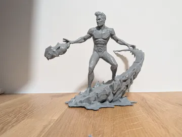 Modelo para impresión 3D: Iceman (X-Men) - Fan Art — vista de referencia 3