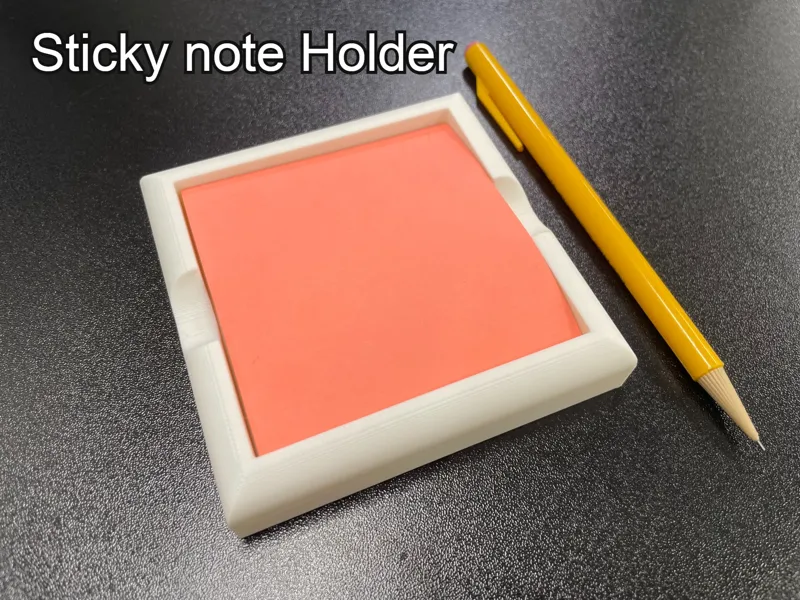 Minimalist Sticky Note Holder