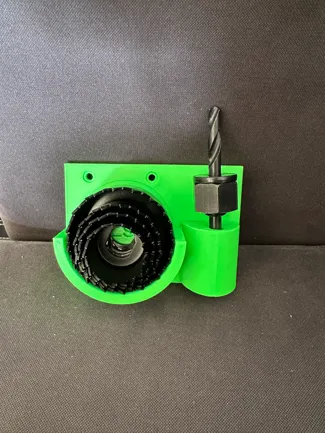 holesaw pegboard holder