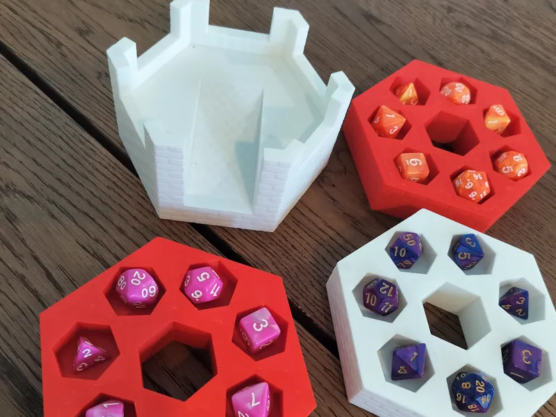 Magnetic Stacking Dice Tower