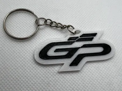 GP Explorer 3 Logo Keychain - The Last Race