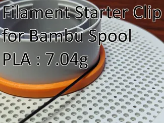 Filament Starter Clip for Bambu Spool
