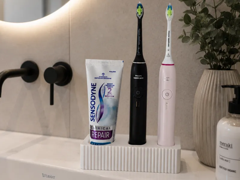 Philips Sonicare und Sensodyne Halter 
