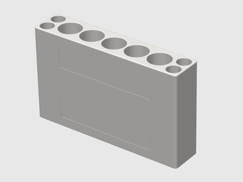 Fridge-Mount Pen & Cartridge Rack (5 Pens 4x 3ml)