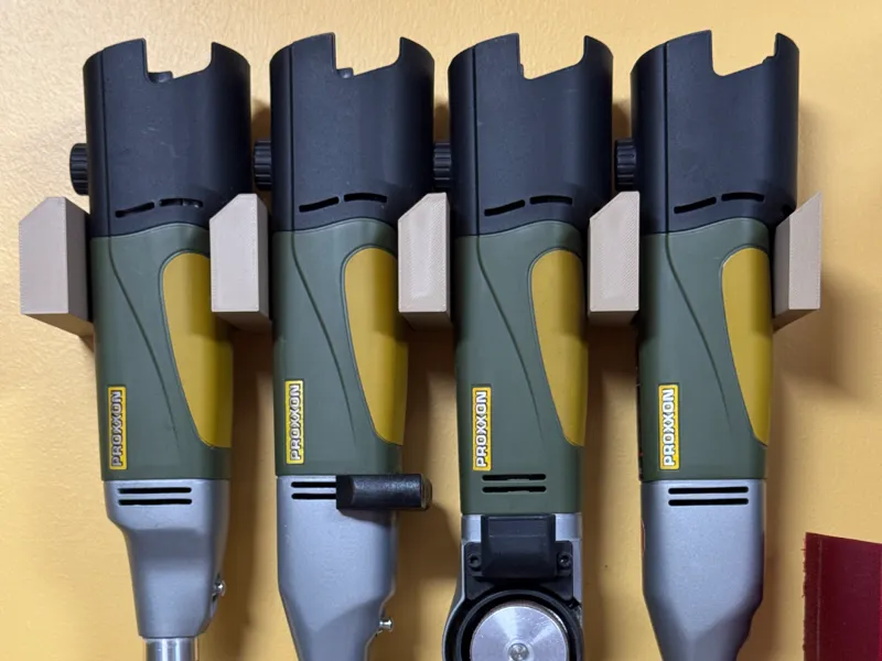 Proxxon battery tool wall brackets