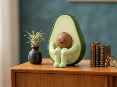 Desperate Dan - The Sad Avocado Figurine