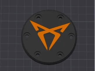 Cupra Logo Mittelkappe für Logitech G29/G920/G923