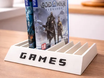 10-Slot Game Disc Stand - PS5 Xbox Switch Cases