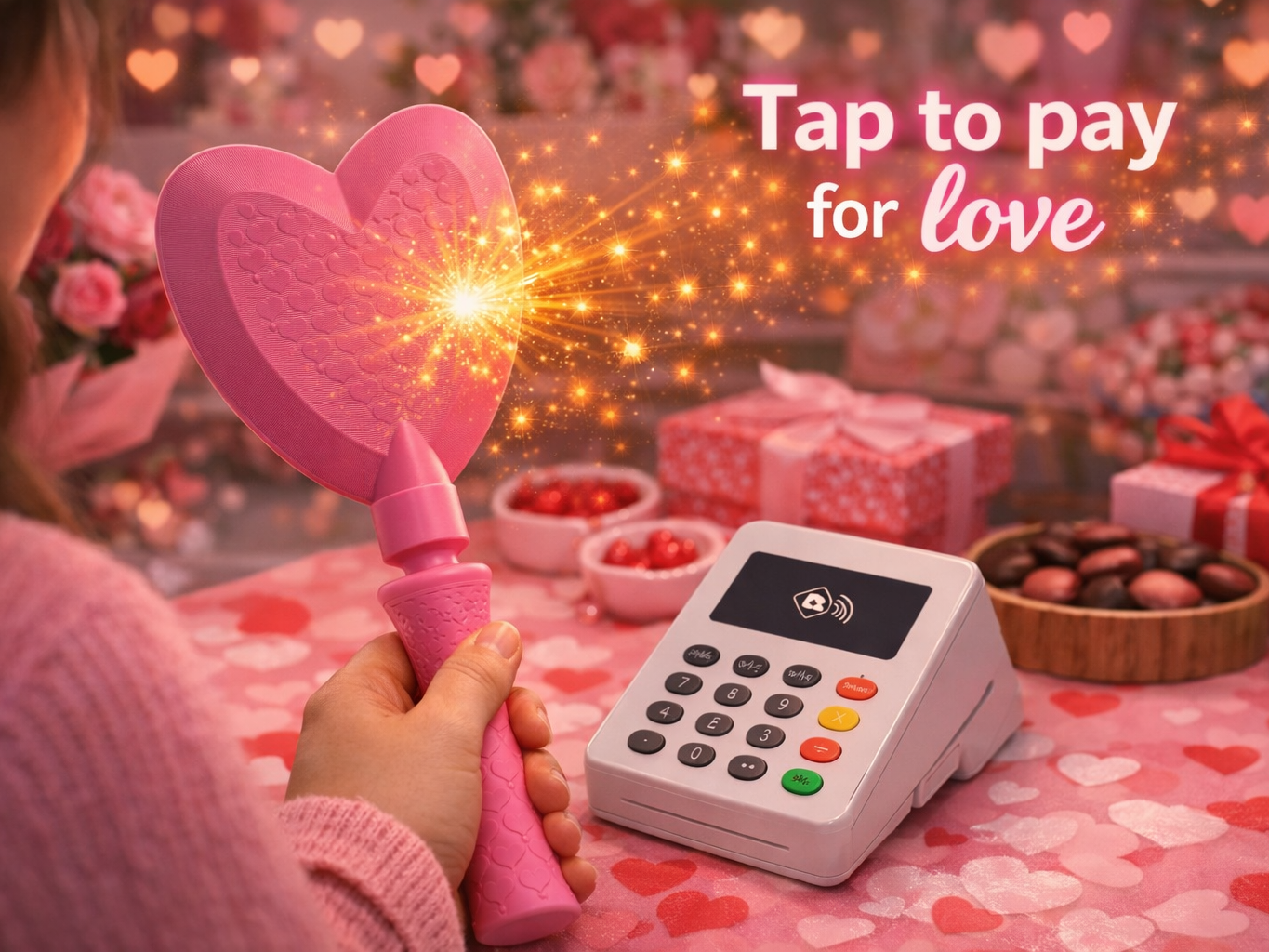 Pay with Love - The Heart Payment Wand
