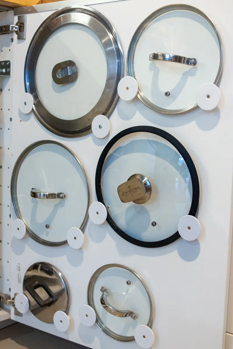 Round Pot Lid Holder - Short and Tall Versions