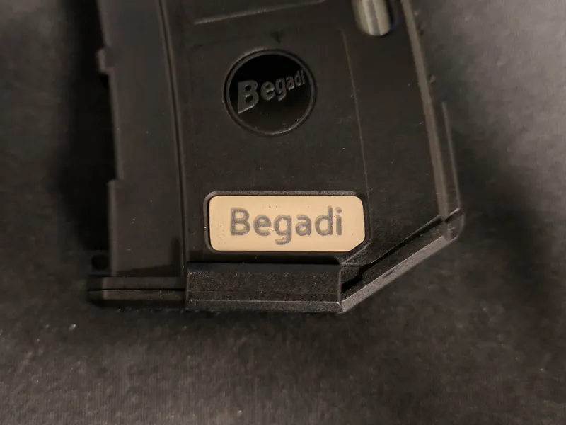 Begadi Pro AK Multifit magazine custom nametag