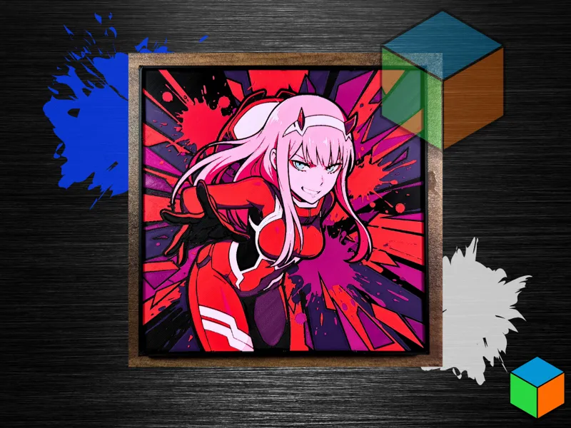 Zero Two — HueForge | Darling in the Franxx
