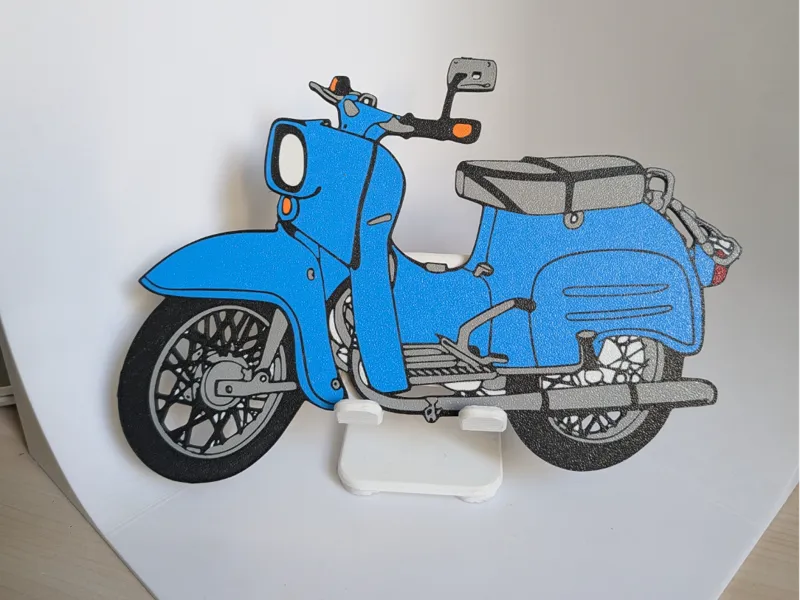 Simson Schwalbe 2D Wandbild