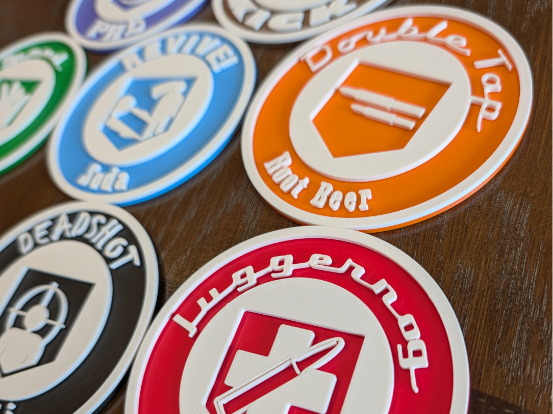 Call Of Duty Zombies perk coasters