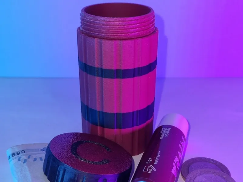 PocketVault, MiniStash, Coin Box, chapstick holder