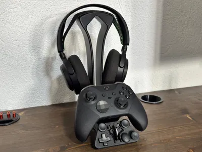 Controller Elite 2 stand + Headphones hanger 