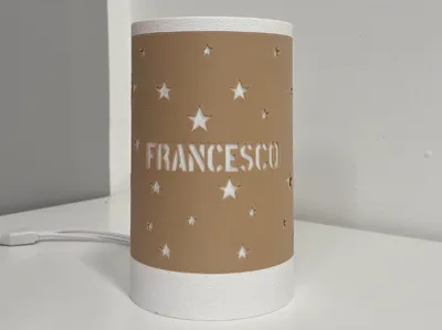 Personalized Name Piggy Bank Lamp  LED Night Light