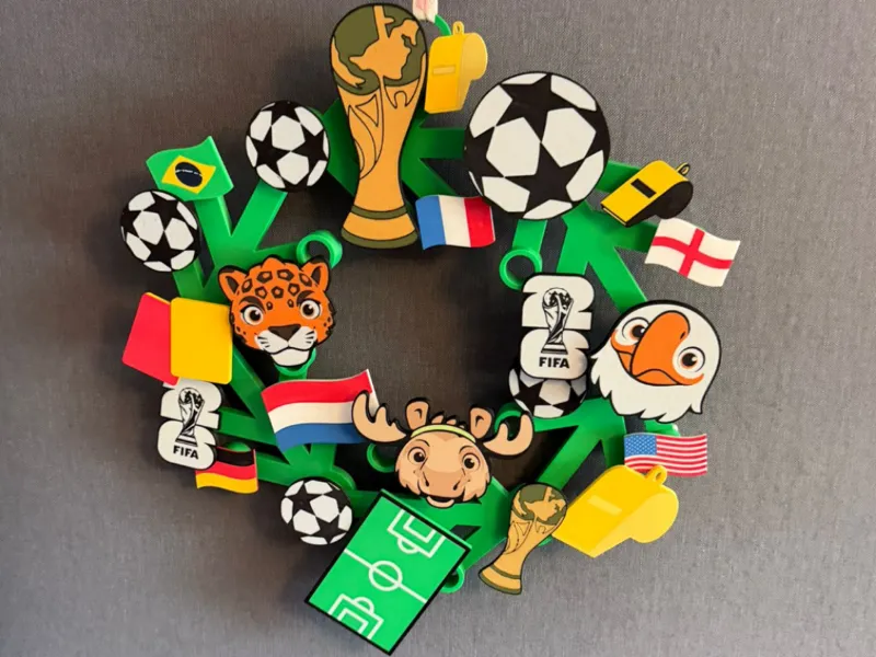 World Cup 2026 Expansion Set for Brick Wreath
