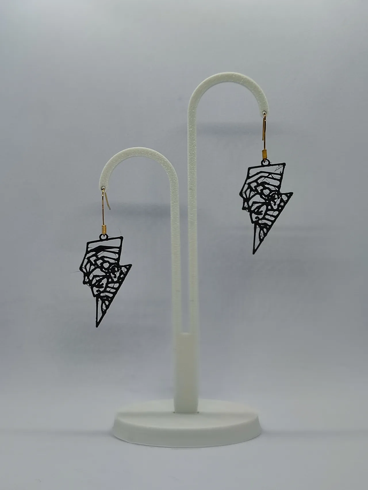 Aretes Voltaje Geométrico view 2