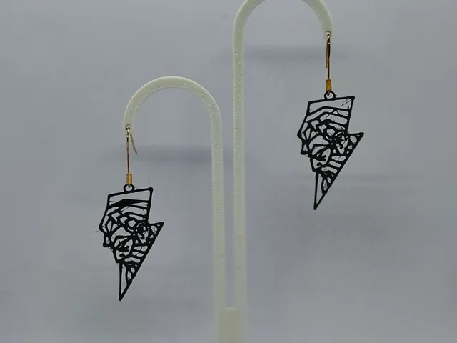 Aretes Voltaje Geométrico