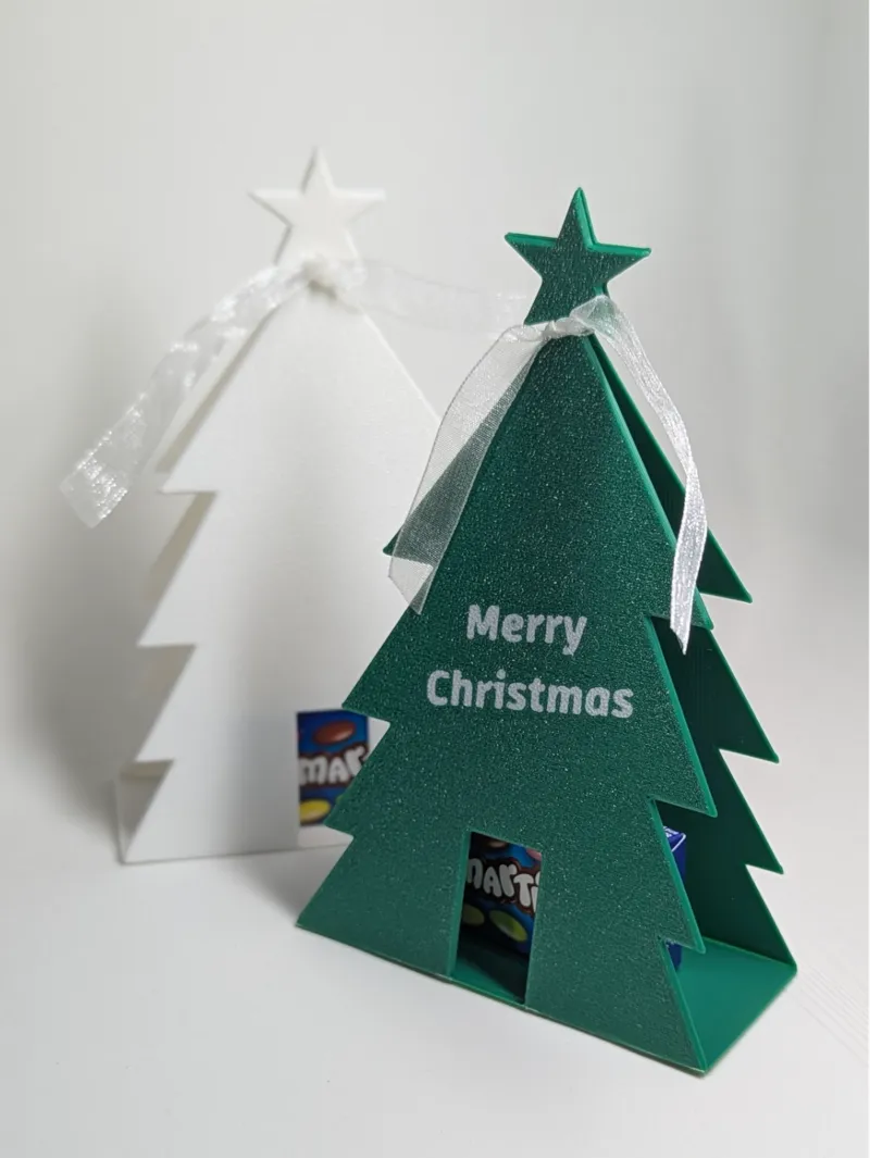 Foldable Christmas Tree Candy Gift Holder
