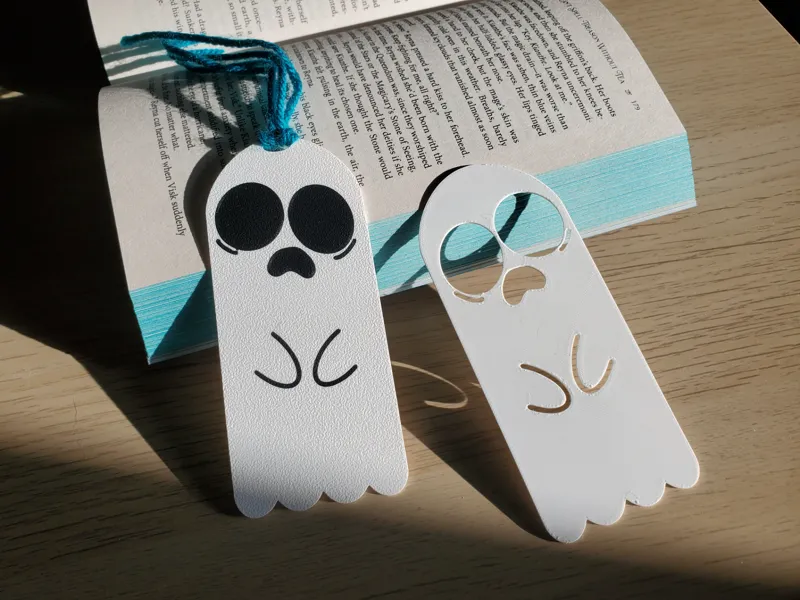 Ghost Bookmark - Hollow & Multi-color