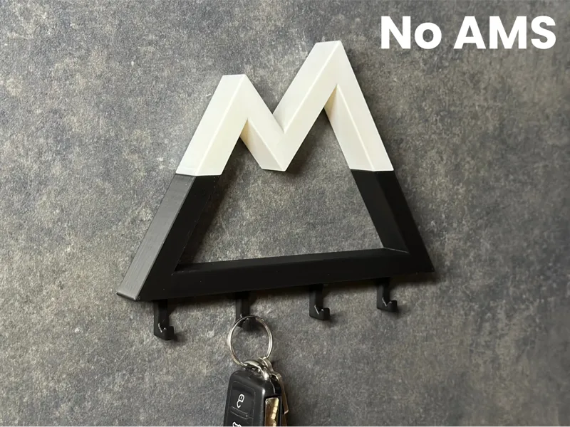 Minimalist Mountain Key Hanger / Holder