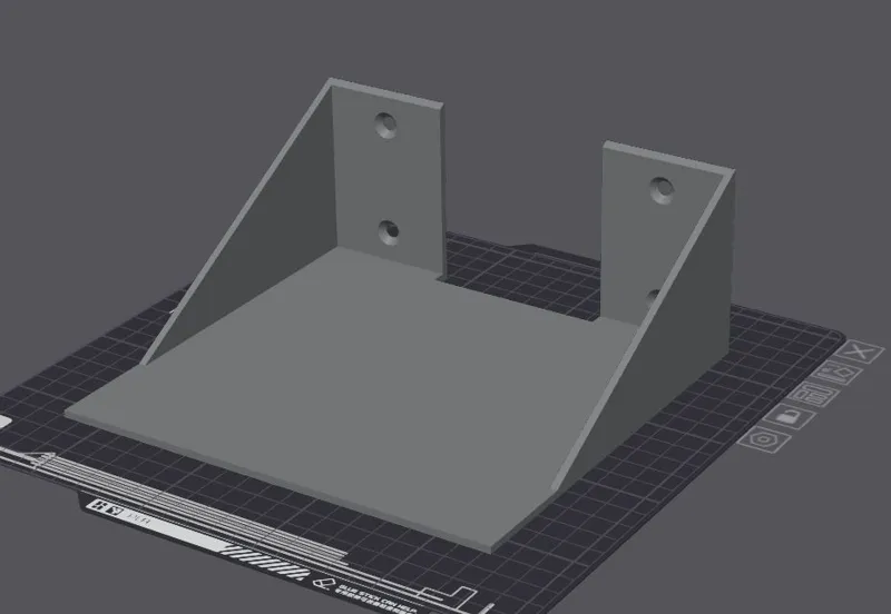 Wall Shelf for Small Projector or Bookshelf Speaker