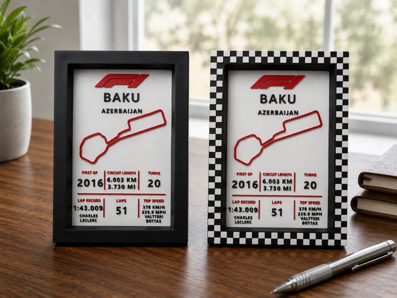Formula 1 Baku City Circuit Frame Collection