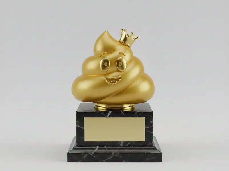 Poop King trophy