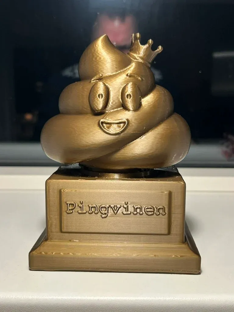 Trofeo Rey Caca - Modelo de impresión 3D gratuito - MakerWorld