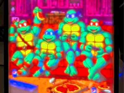 TMNT Pizza and Games Litho