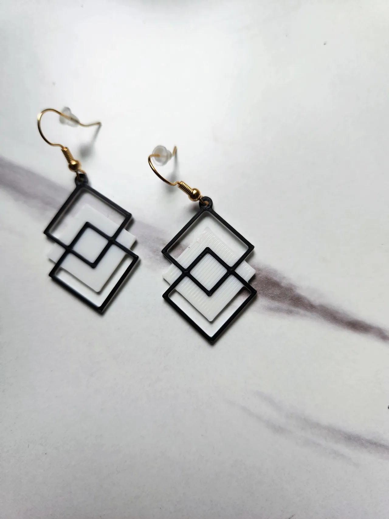 Geometric Earrings view 2