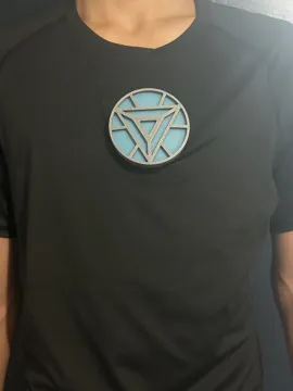 Accesorio para filamento: Wearable Iron Man Arc Reactor (Glow-In-The-Dark) — vista de referencia 5