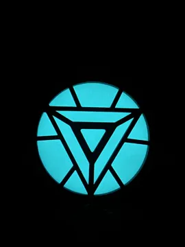 Accesorio para filamento: Wearable Iron Man Arc Reactor (Glow-In-The-Dark) — vista de referencia 4