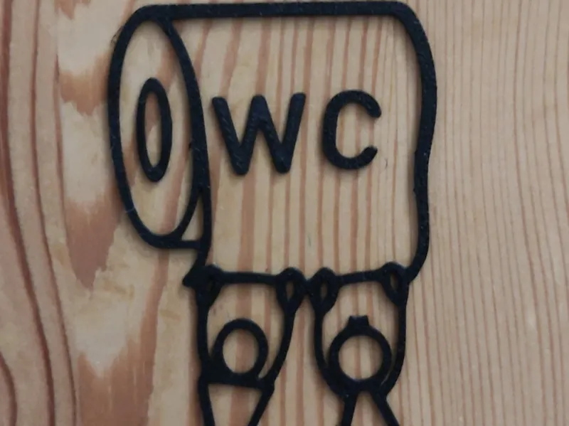 Cartel baño