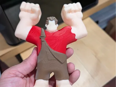 Wreck It Ralph multi color PLA with PETG support