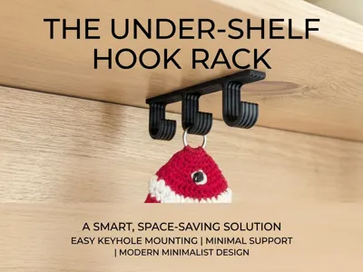 The Under-Shelf Hook Rack