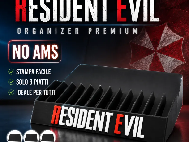 Resident Evil Letters- 3 color plates remix no ams