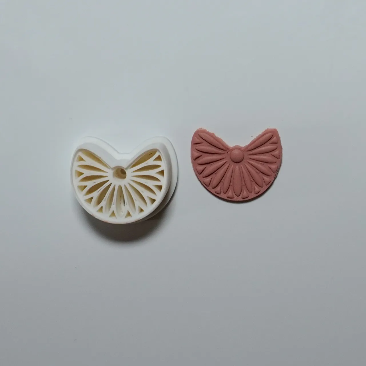 Ornamental Polymer Clay Cutter Earrings Necklace view 2