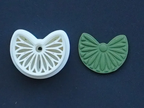 Ornamental Polymer Clay Cutter Earrings Necklace
