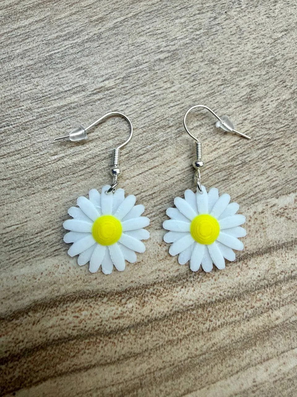 Pendientes Margaritas view 2