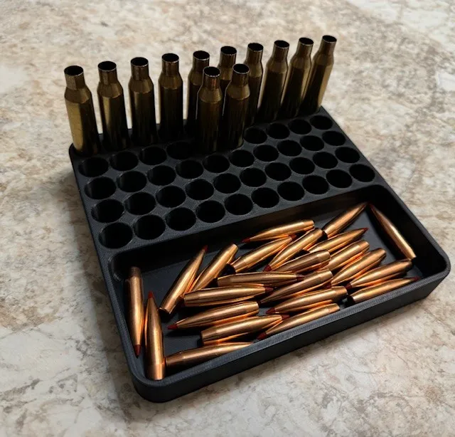 270 Win Reloading Tray. - Free 3D Print Model - MakerWorld