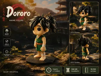 Dororo Chibi Figure – Fan Art Anime NOAMS