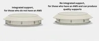 BMW cap with integrated support