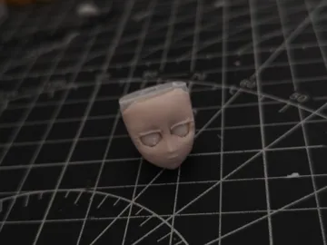Modelo para impresión 3D: 人形配备〔面容〕 — vista de referencia 3