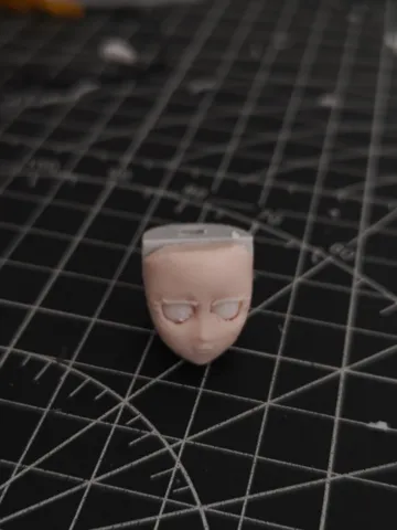 Modelo para impresión 3D: 人形配备〔面容〕 — vista de referencia 2